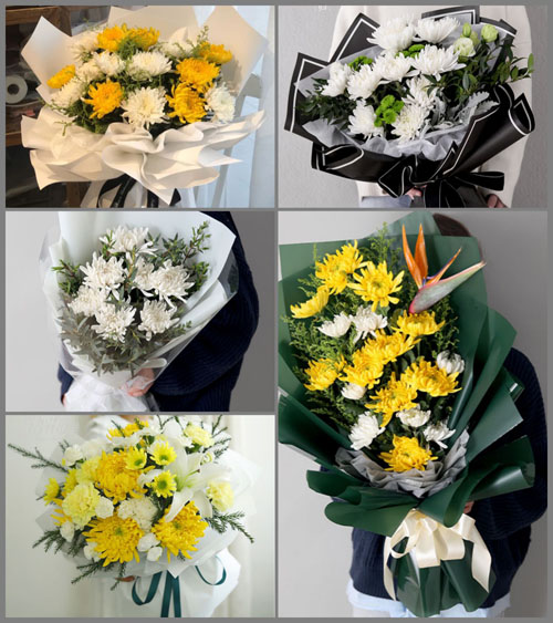 湖北孝感市应城市郎君镇么湾村白事花束代送
